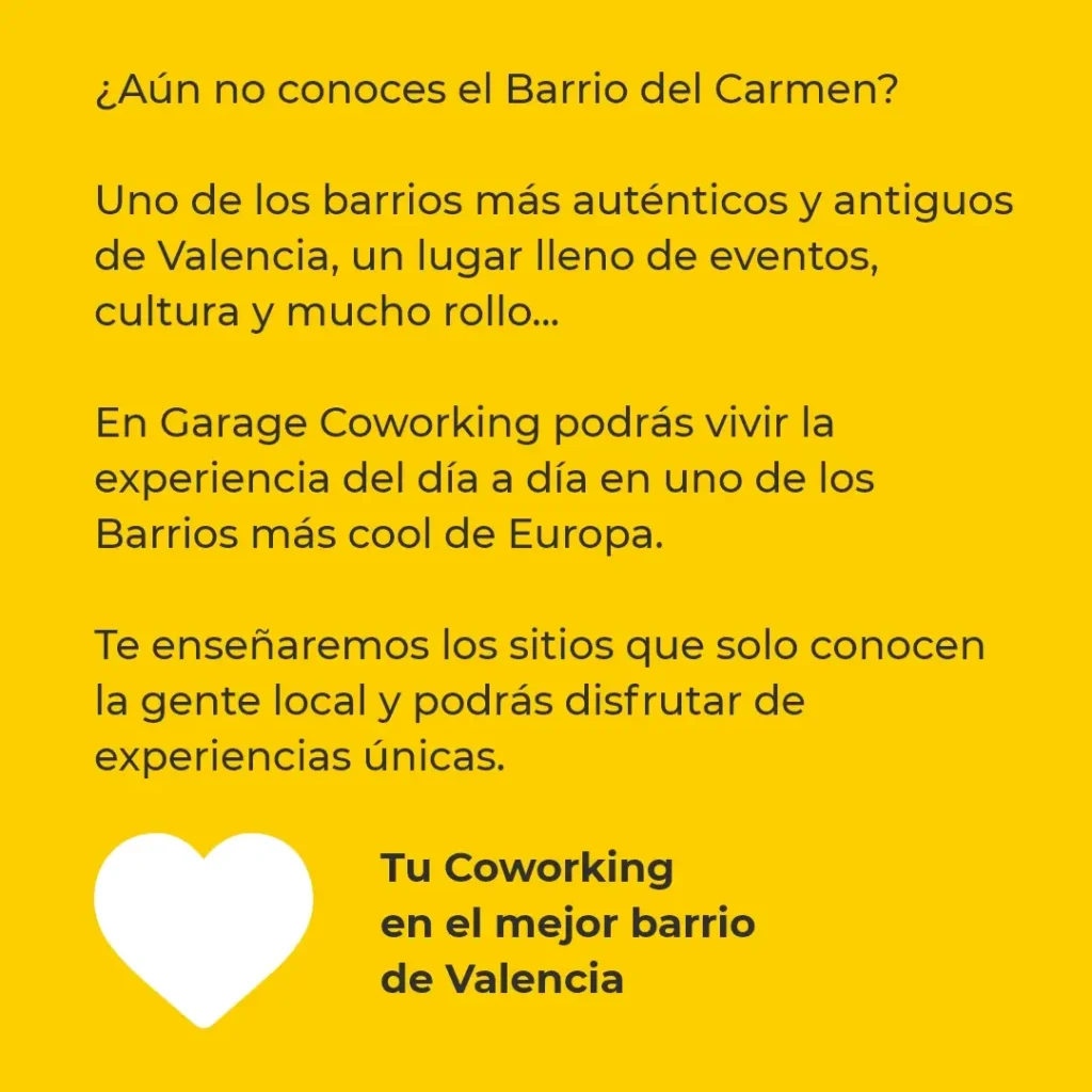 instagram-1 Garage Coworking Vacaciones Autónomo Valencia Centro Espacio Coworking Central Valencia Barrio del Carmen